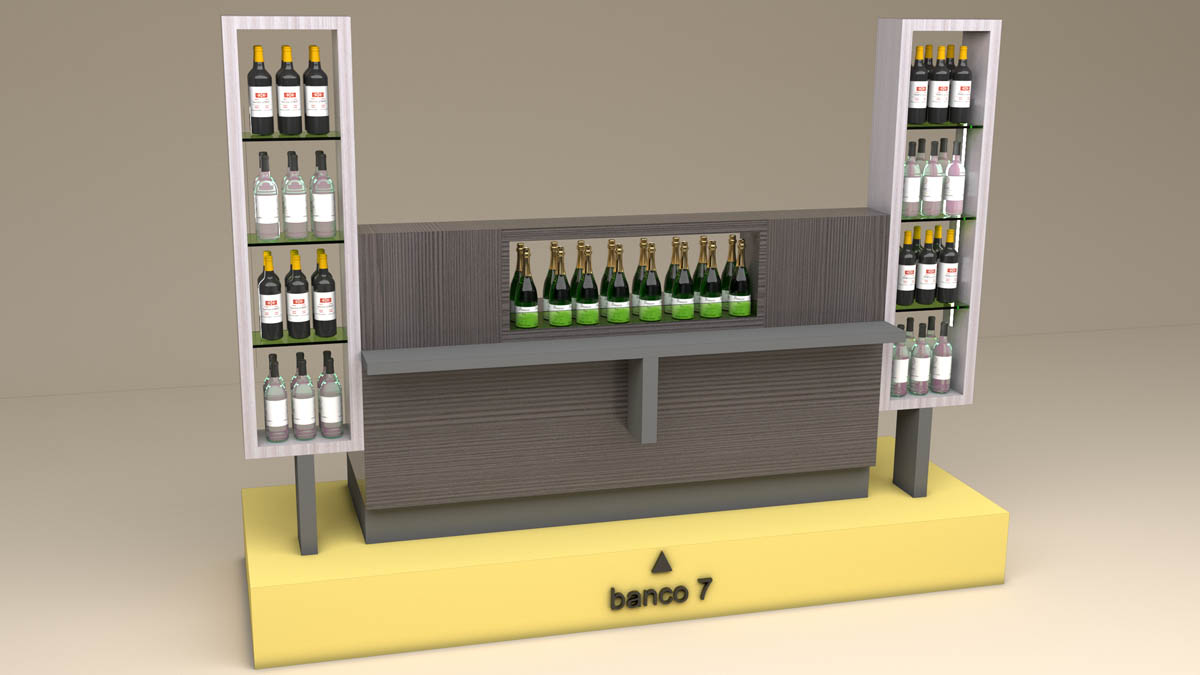 banco per cantine vinicole