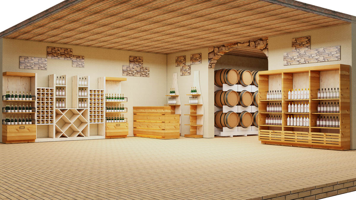 Arredo cantine vinicole