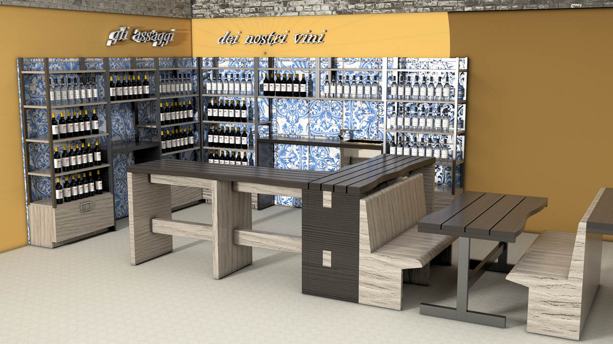 Arredo cantine vinicole