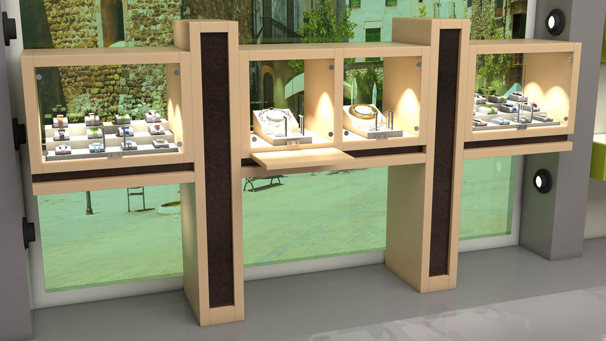 Espositore per gioiellerie