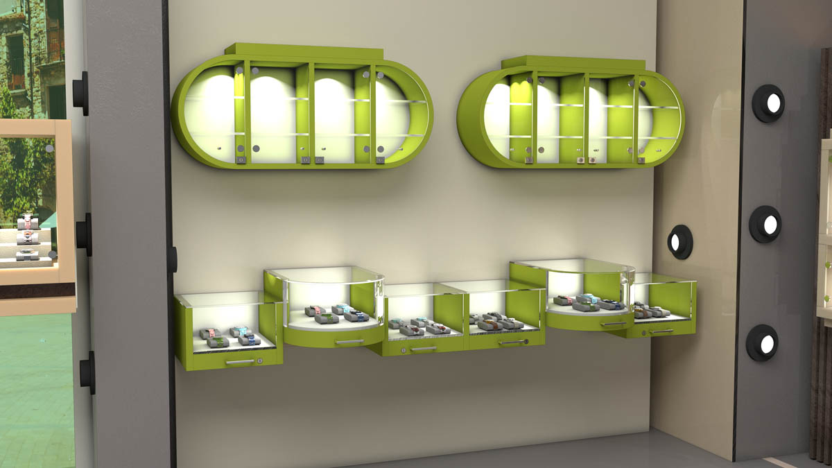 Espositore per gioiellerie