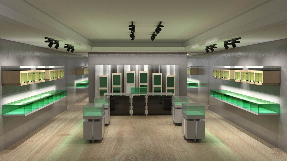 Arredamento completo per gioiellerie