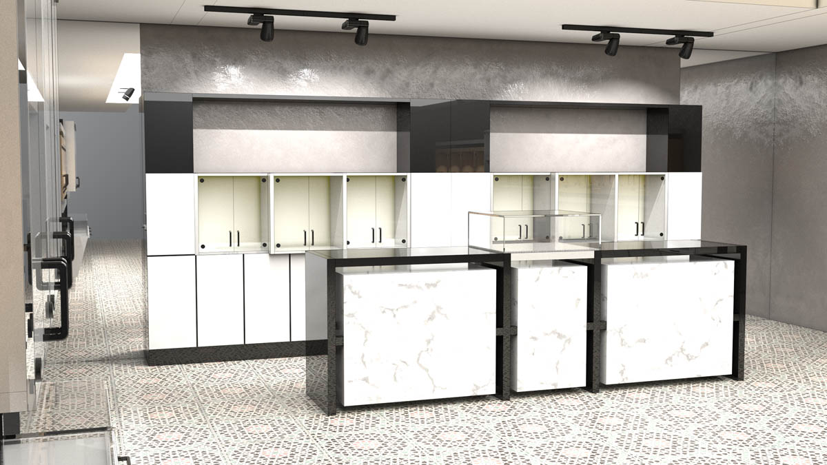 Arredamento gioiellerie Trieste