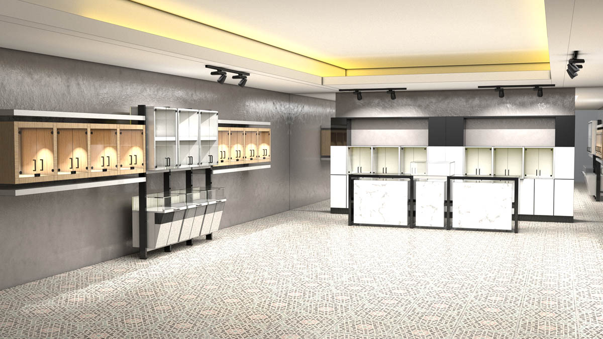 Arredamento gioiellerie Friuli