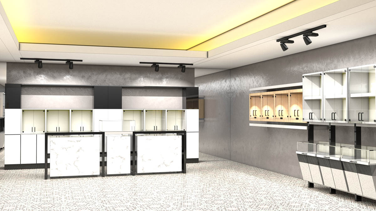 Arredamento gioiellerie Udine