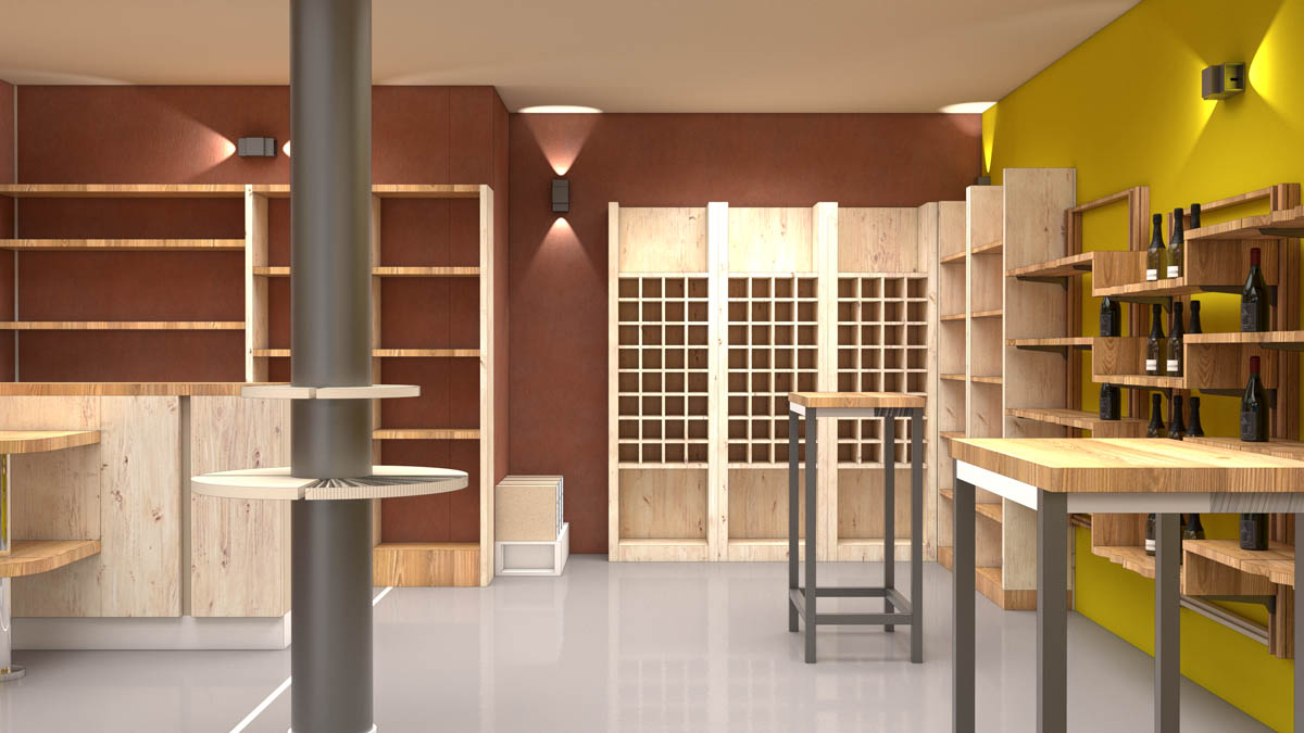 arredo cantine vini