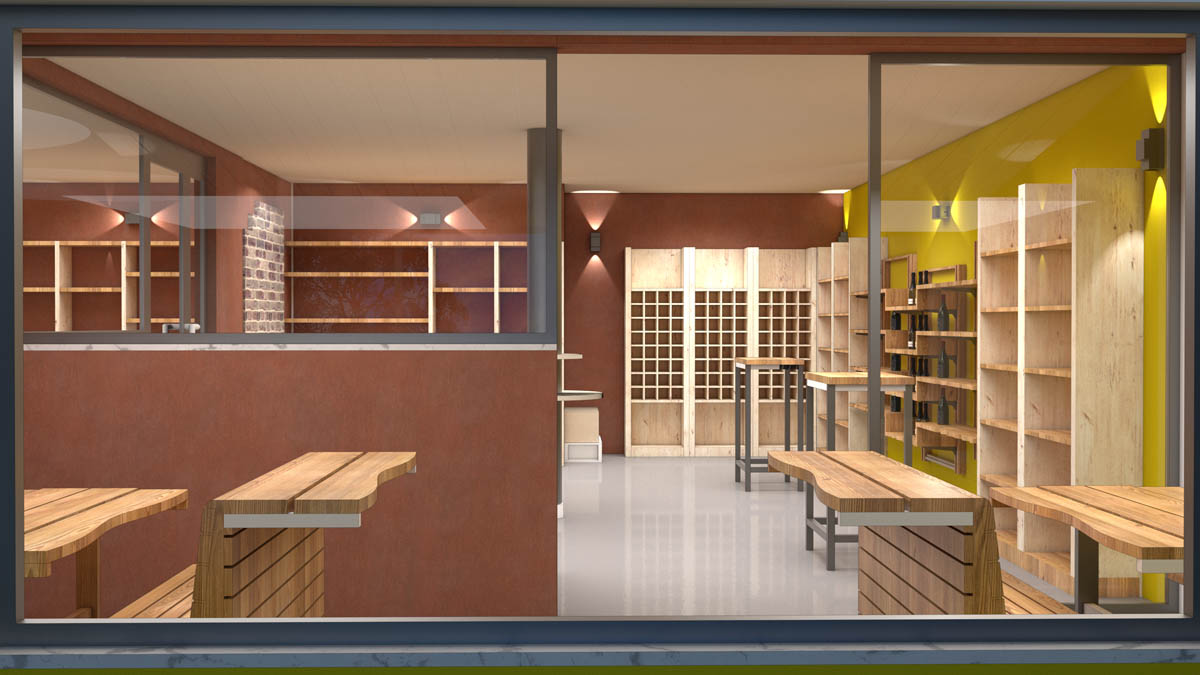 arredo cantine vini