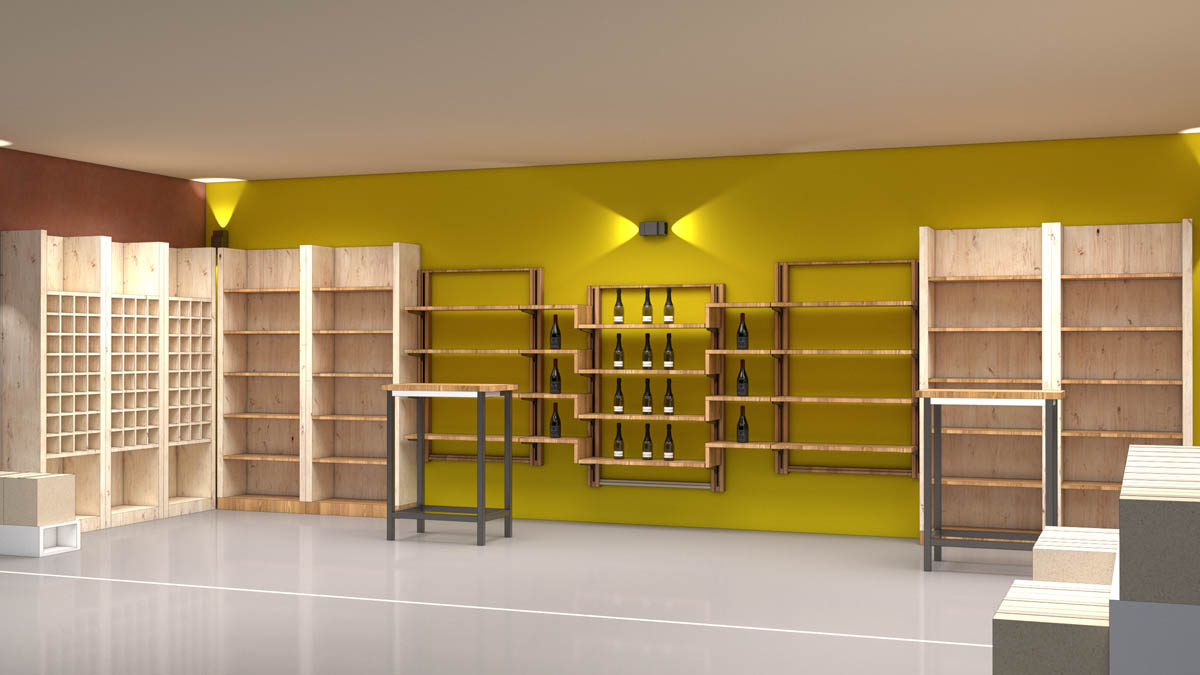 arredo cantine vini